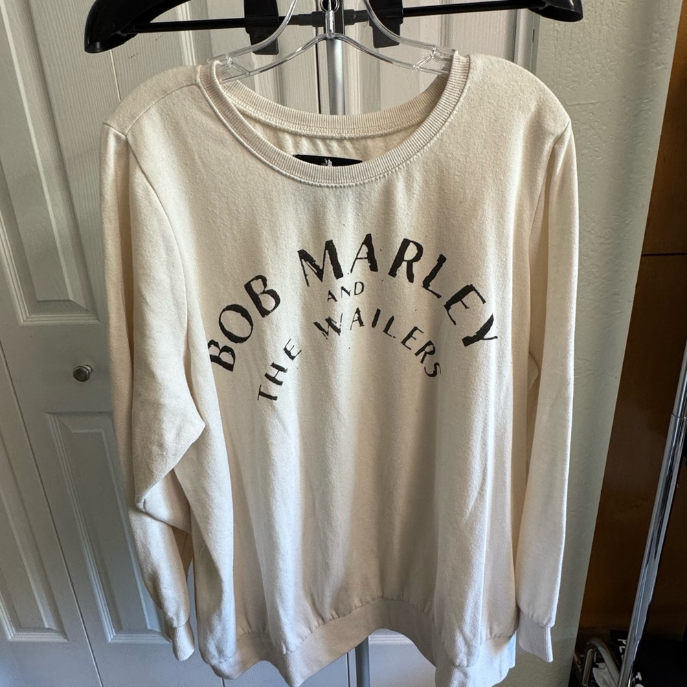 Zion Rootswear Cream Bob Marley Sweatshirt